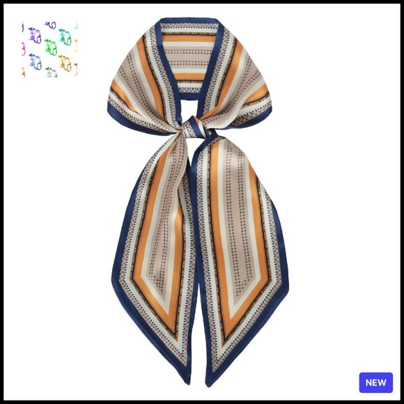 Accessories - Satin Silk Scarf Elegant Multi-Function Head Wrap Hair Band Accessory